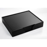 10 Seat Black Leatherette Conference Room Set, 17 x 14 Size Pads